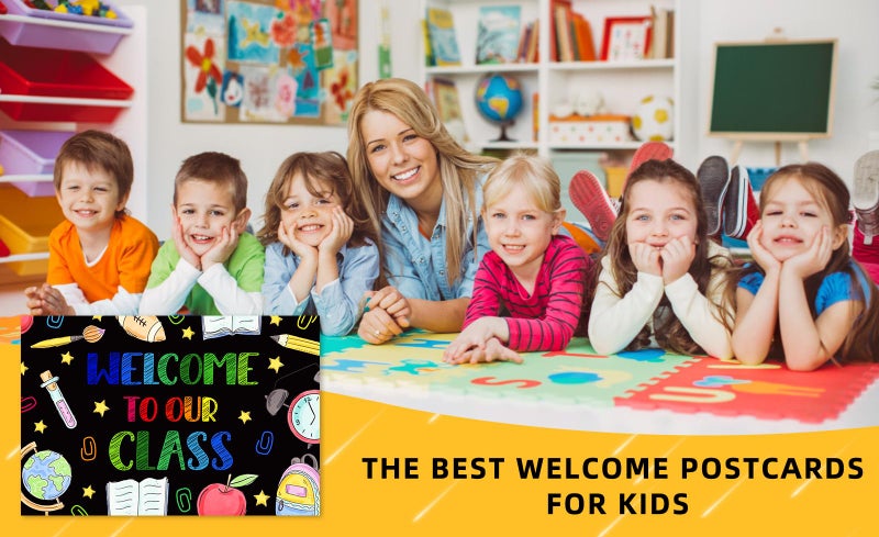 SICOHOME 36pcs Welcome to Our Class Postcards, 4""x6"" Chalkboard Themed Blank Postcards for Teachers to Send to Kids for Back to School - Image 4